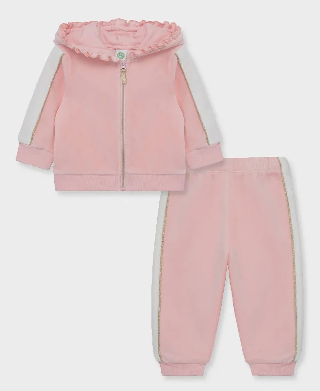 Pink Shine 2Pc Hoodie Set