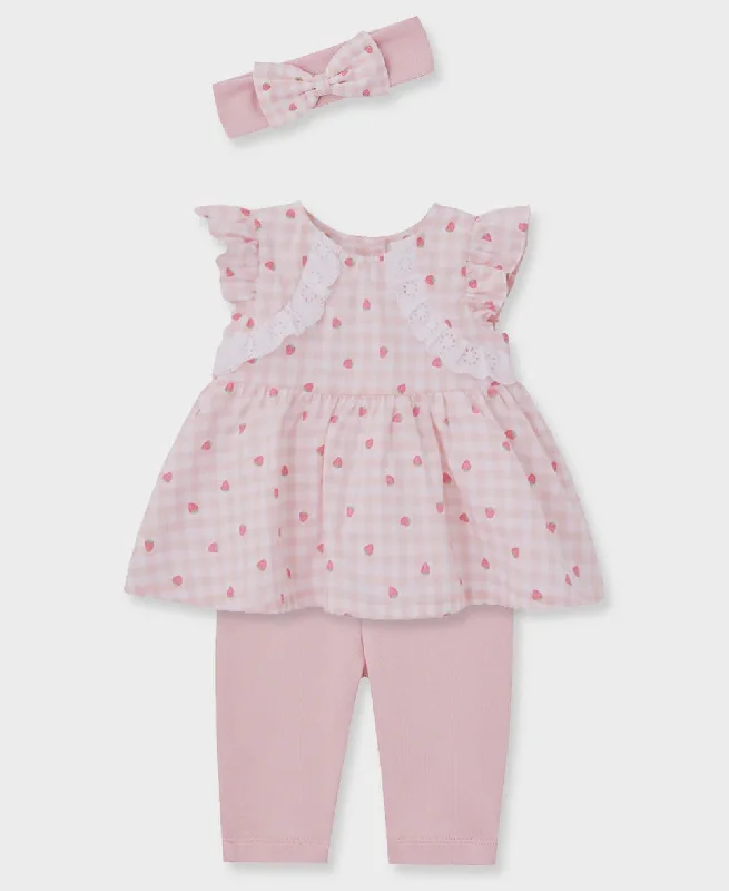 Strawberry Infant Woven Tunic Set