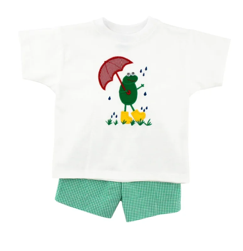 The Bailey Boys Froggy Flo Short Set