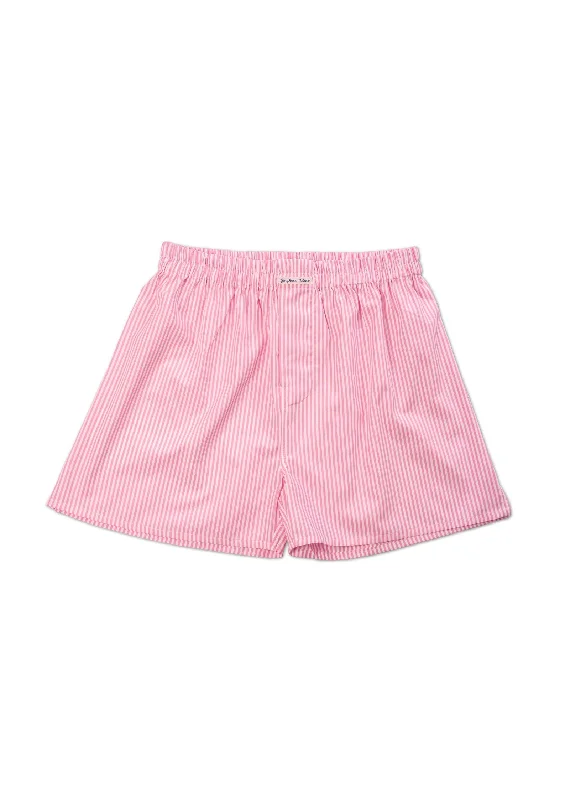 She & Him Unisex boxers - pink stripes