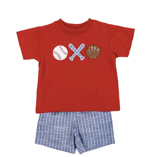 The Bailey Boys- Baseball Trio Short Set