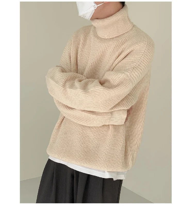 Loose-fit Turtleneck Sweater