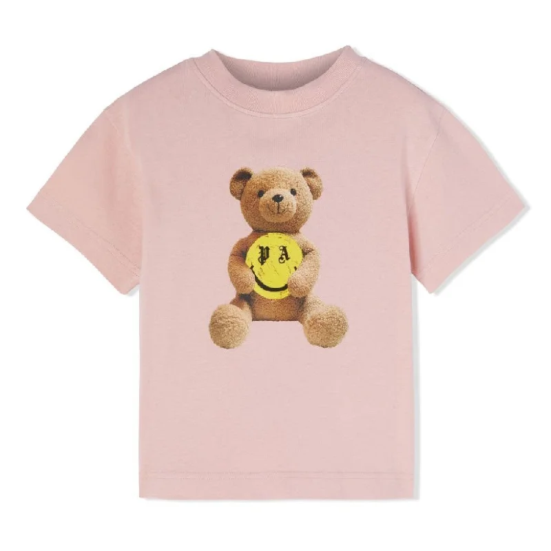 PINK SMILEY BEAR T-SHIRT