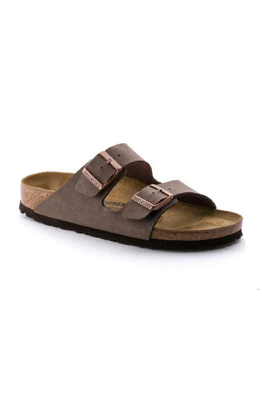 Birkenstock Arizona Birkibuc Sandals for Women in Mocha | 151181