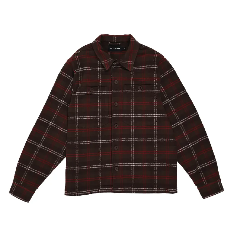 Quasi SST Long Sleeve Button Up Shirt - Dirt