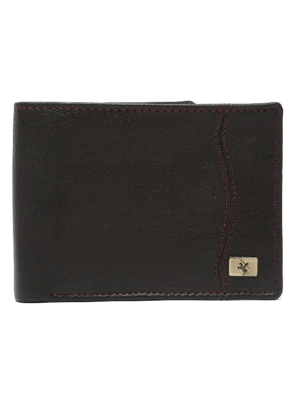 Men Brown Bifold Wallet