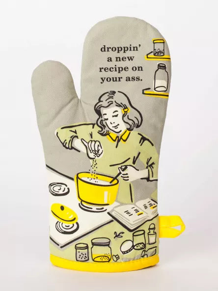 Droppin a New Recipe Oven Mitt