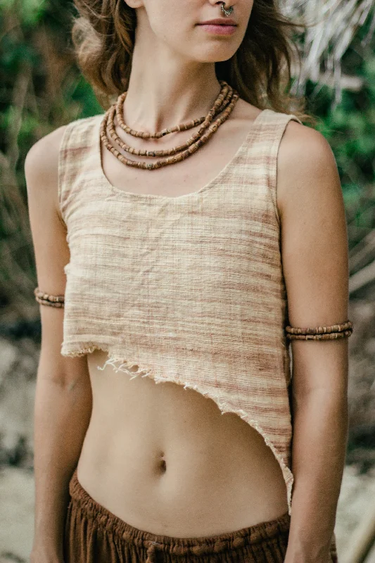 Long Pixie Point Top ⋙ Handwoven Khadi Cotton