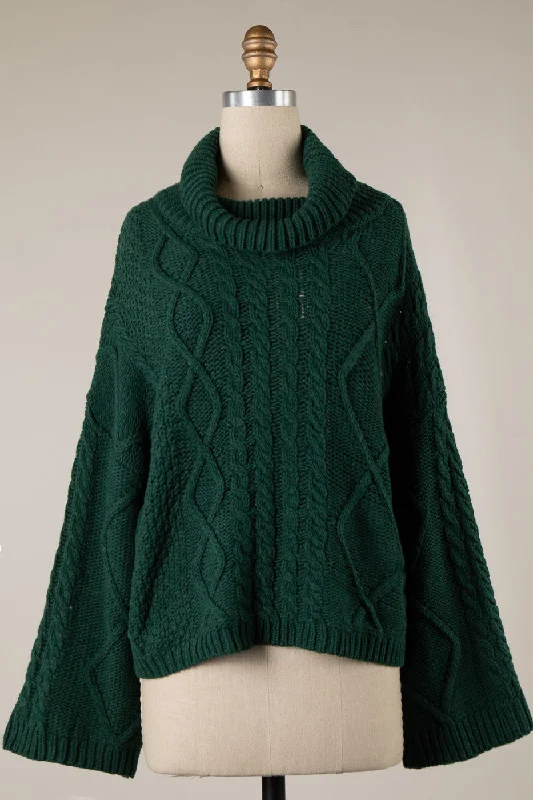 Braided Cable Knit Sweater