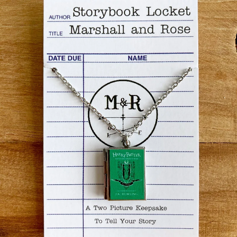 House Slytherin Book Locket