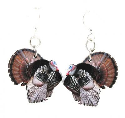 Wild Turkey Earrings