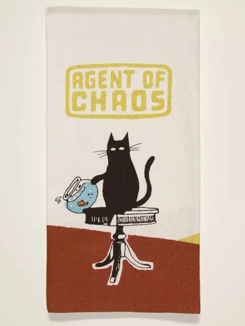 Blue Q Agent of Chaos Dish Towel