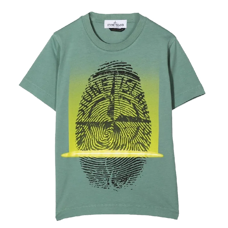 Green Finger Print T-Shirt