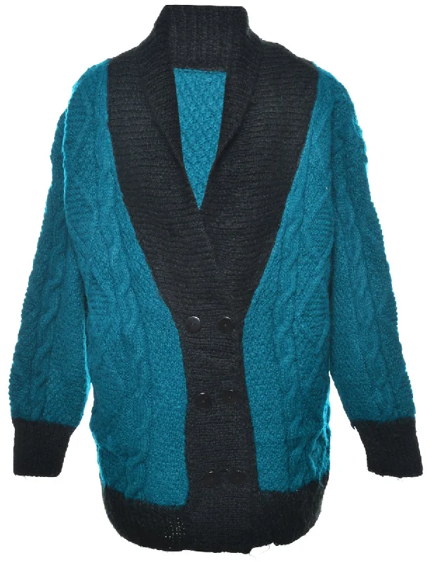 Cable Knit Cardigan - M