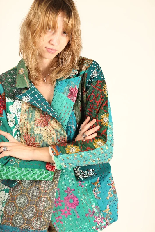 EMBROIDERED PATCHWORK JACKET PENNY