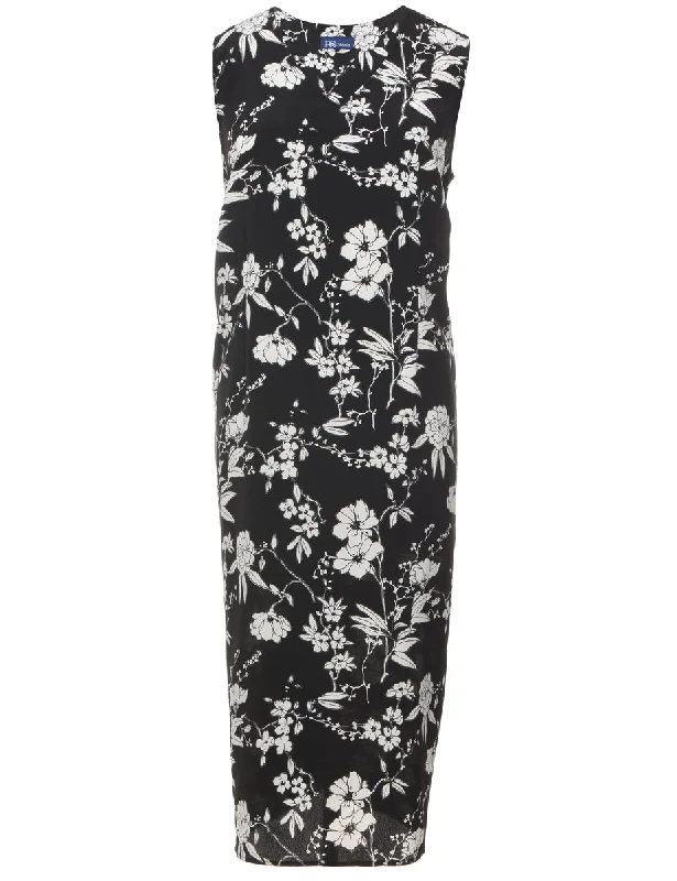 Floral Print Dress - XXL