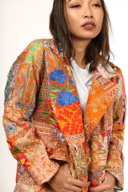 JACKET FRIDA EMBROIDERED PATCHWORK VINTAGE