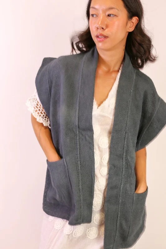 KANTHA VEST JACKET ELLE