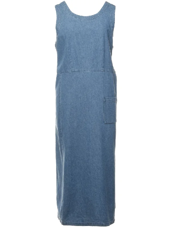 Light Wash Denim Dress - XL