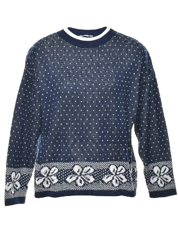 Navy Jumper - M