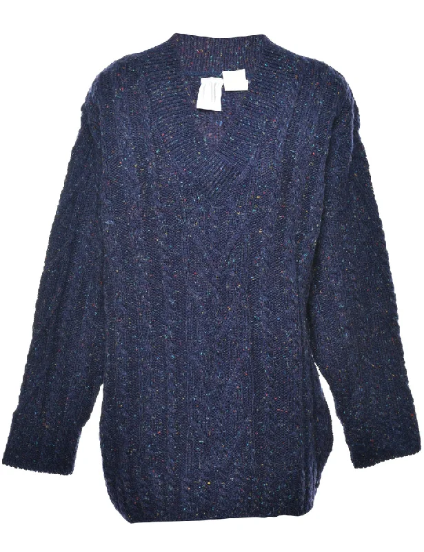 Navy Jumper - S