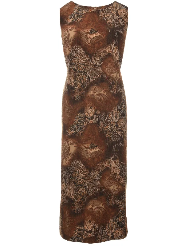 Paisley Print Dress - XL