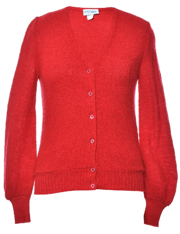 Red Cardigan - L