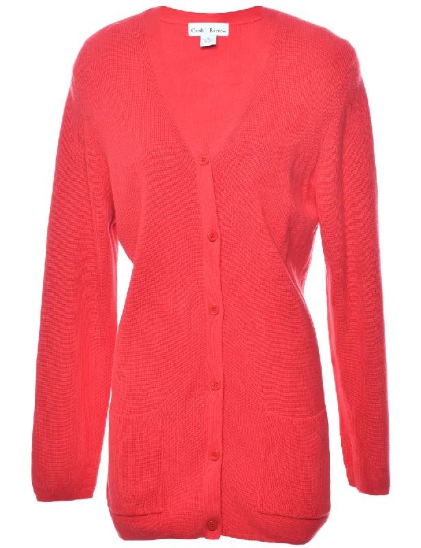 Red Cardigan - M