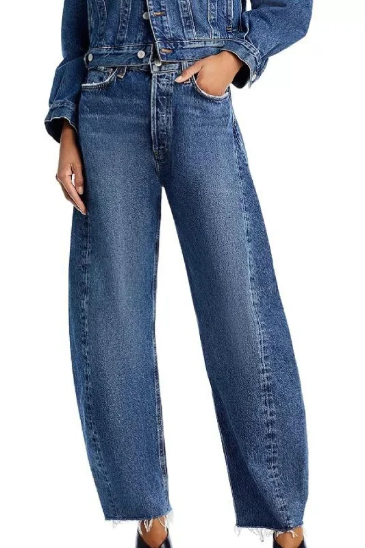 Agolde: Luna High Rise Barrel Jean