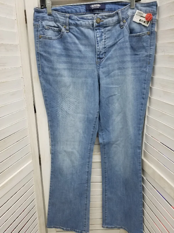 Blue Denim Jeans Flared Jeanstar, Size 14