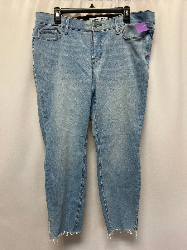 Blue Denim Jeans Skinny Old Navy, Size 18