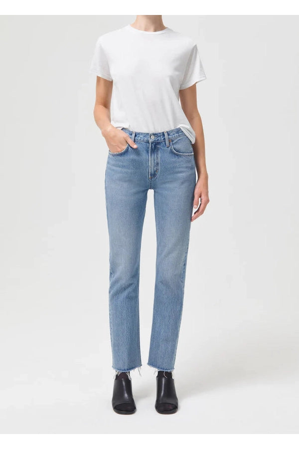 Cherie High Rise Straight Jean