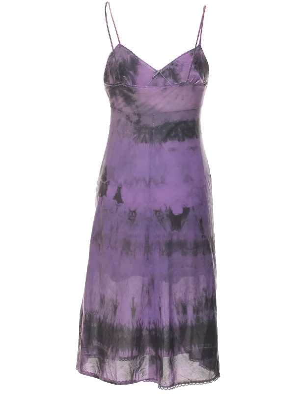 Purple Tie Dye Nightdress - M