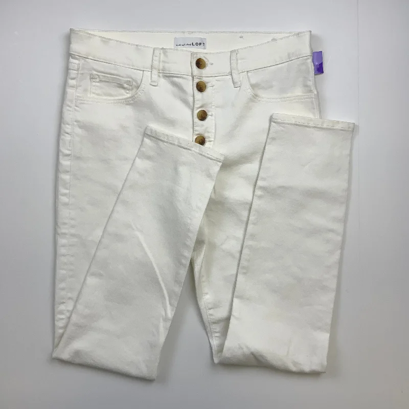 White Jeans Skinny Loft, Size 6