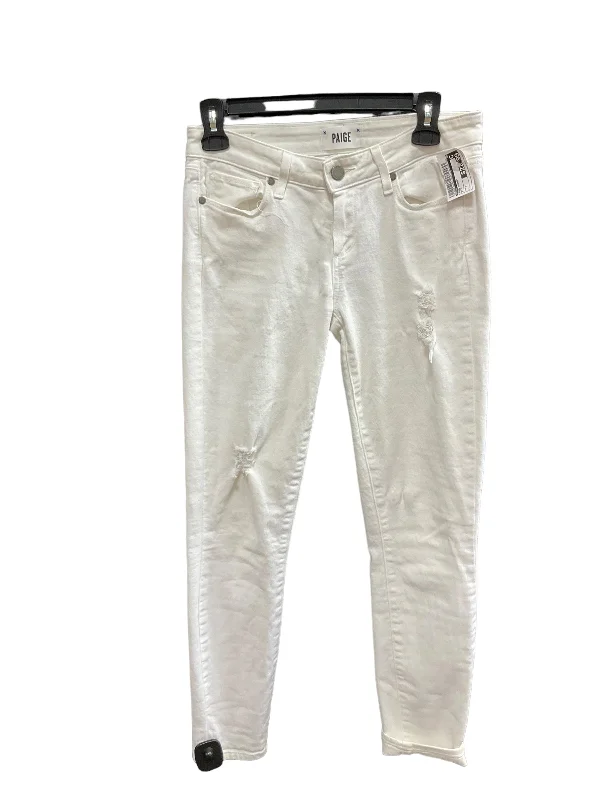 White Jeans Skinny Paige, Size 4