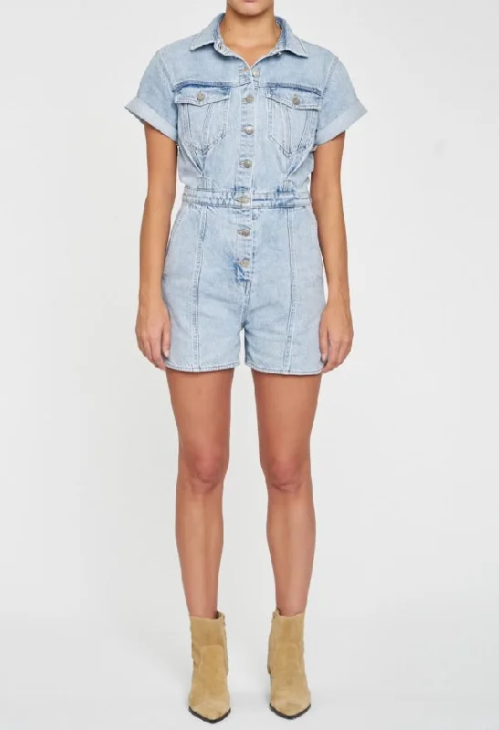 Topanga Denim Romper