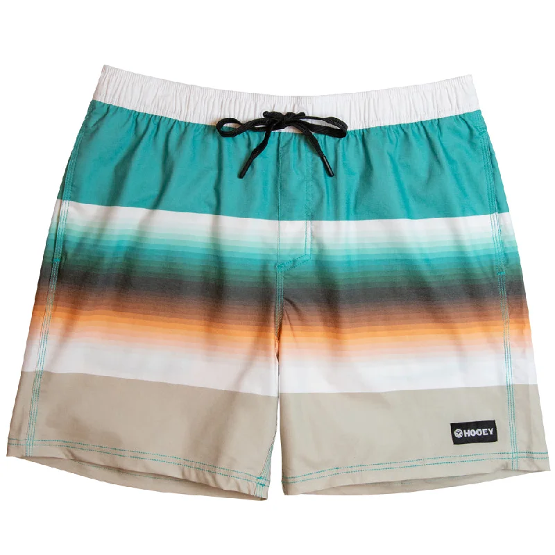 "Bigwake" Turquoise/Tan Serape Board Short