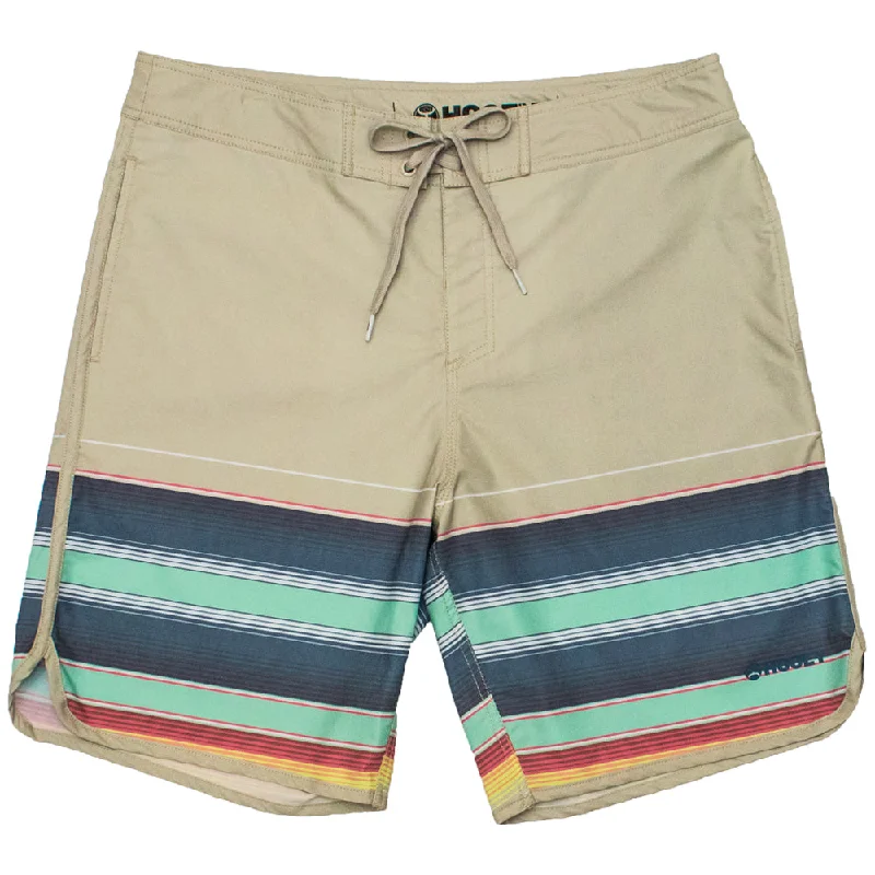 "Shaka" Cream/ Serape Board Shorts