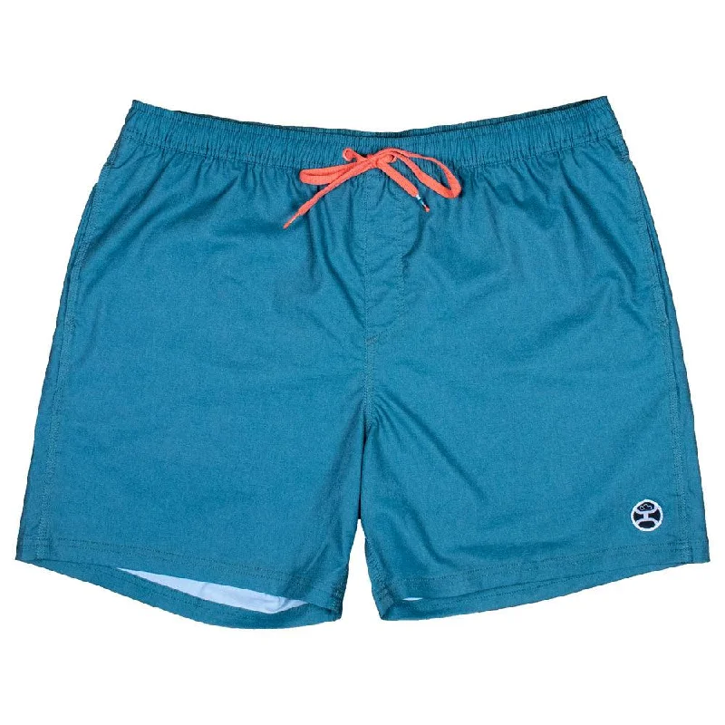 "Bigwake" Teal Board Shorts