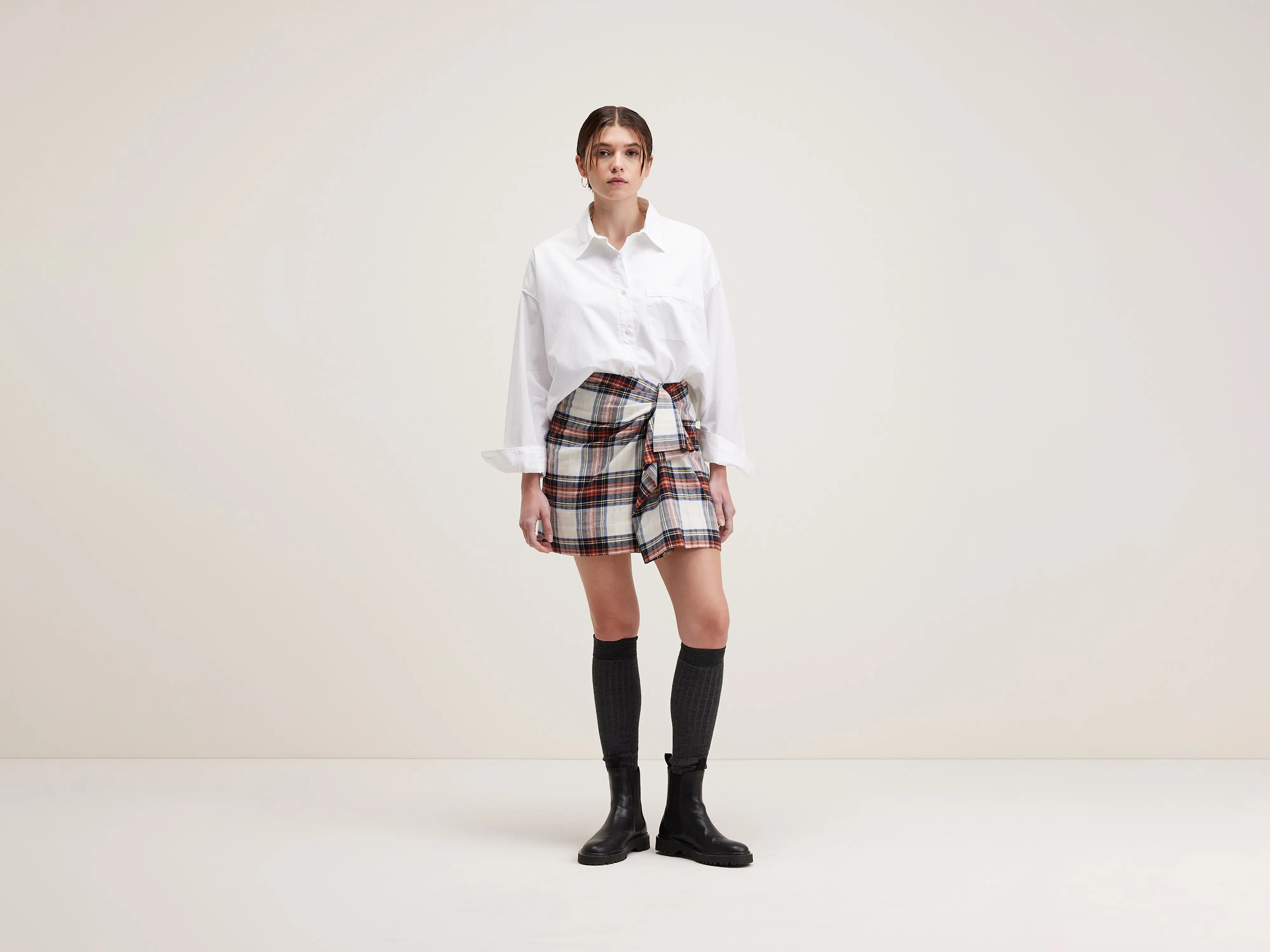 Anae mini skirt (242 / W / CHECK A)