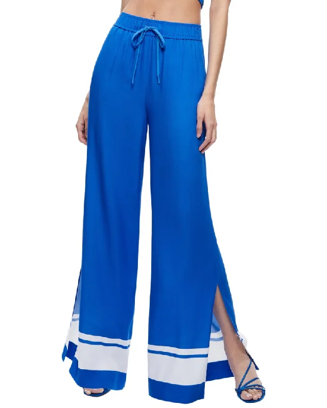 alice + olivia Savetta High-Waist Wide Leg Pant