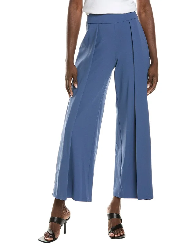 Anne Klein Cool Crepe Pull-On Flyaway Wide Leg Pant