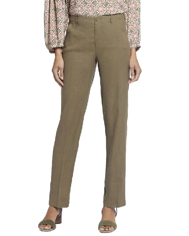 NYDJ Marilyn Linen-Blend Trouser