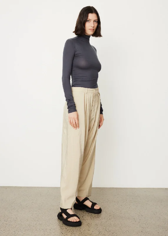 Pleated Sarouel Pants