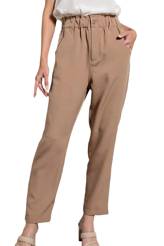 Straight Leg Dress Pant - Plus In Coco