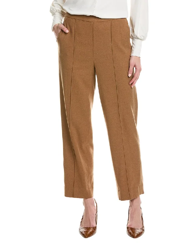 Vince Mid-Rise Wool-Blend Easy Pant