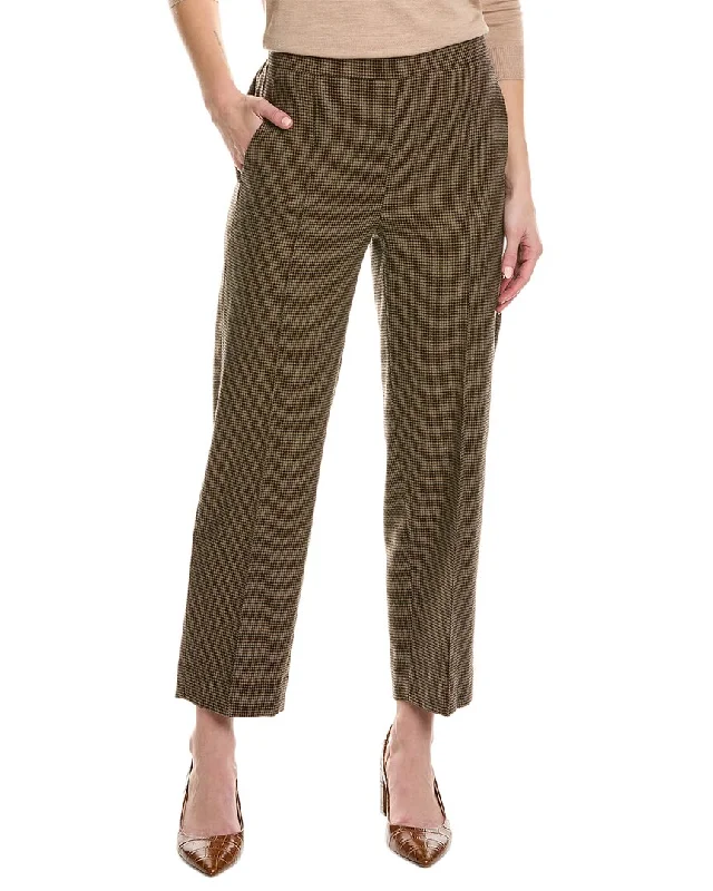 Vince Mid-Rise Wool-Blend Pant